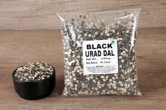 URAD BLACK SPILIT/KALI URAD DAL 250 GM