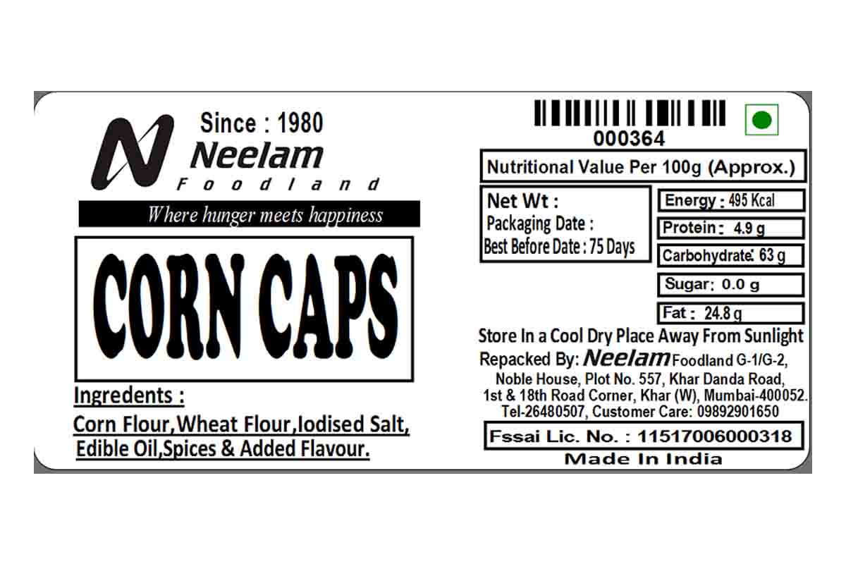 CORN CAPS 150 GM