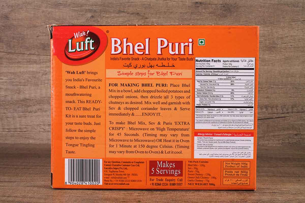 READY TO EAT LUFT BHEL PURI MIX BOX