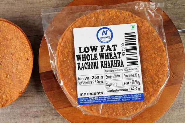 LOW FAT WHOLE WHEAT KACHORI KHAKHRA