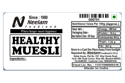 HEALTHY MUESLI 500 GM