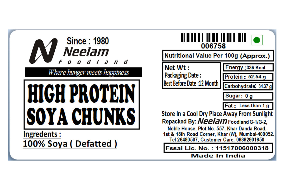 SOYA CHUNKS 200 GM