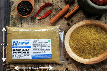 CORIANDER CUMIN/DHANIA JEERA POWDER 100 GM