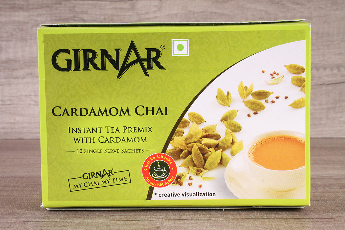 GIRNAR CARDAMOM CHAI PREMIX INSTANT 10 SACHETS