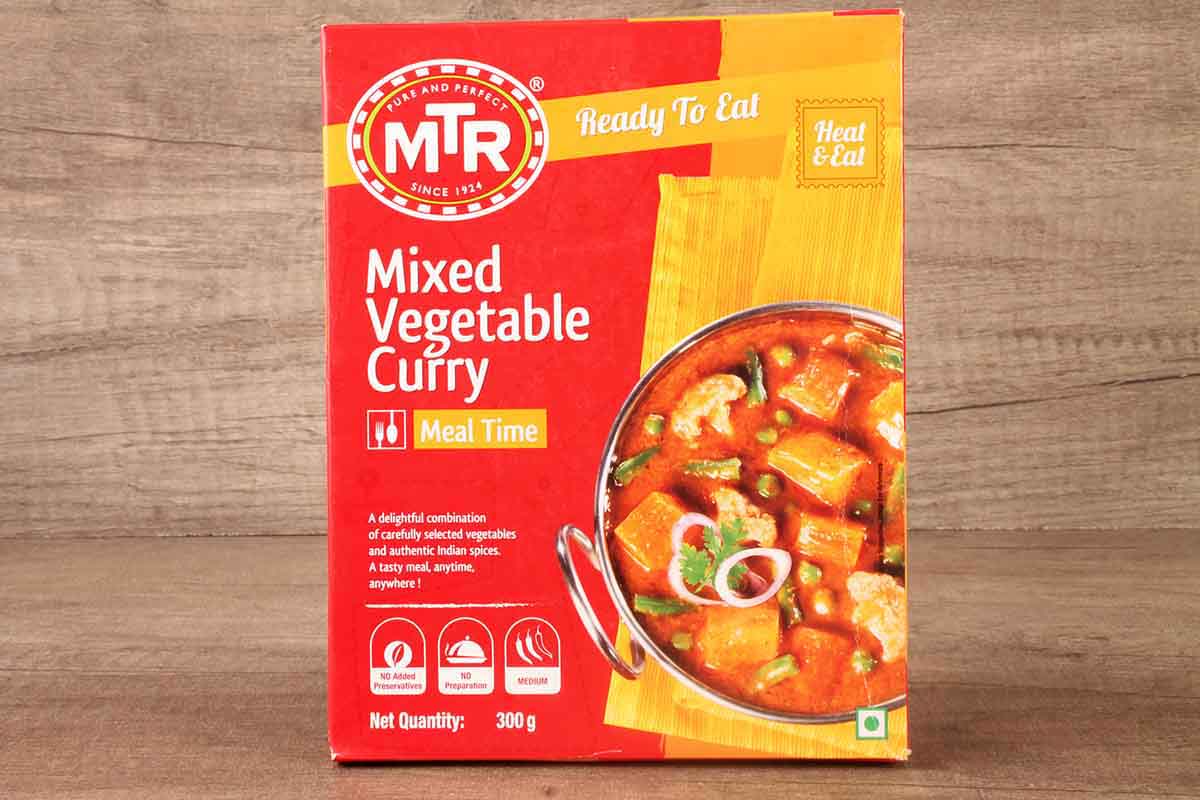 MTR READY TO EAT MIXED VEGETABLE CURRY