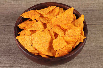 TORTILLA CHIPS TOMATO MEXICANA 120 GM