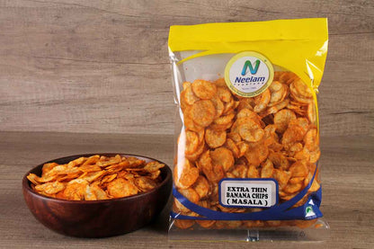 EXTRA THIN BANANA CHIPS MASALA 200 GM