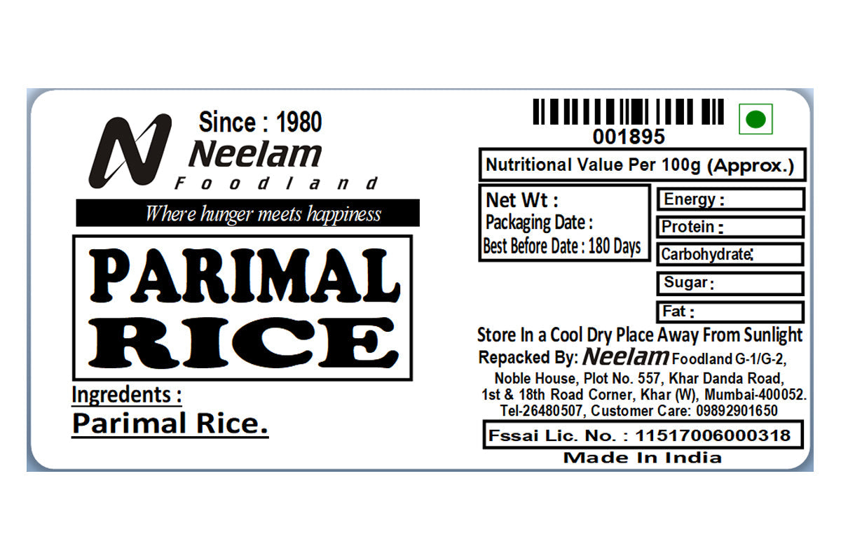 PARIMAL RICE